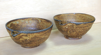 陶芸体験なら陶芸教室 陶八さんの灰釉茶碗の画像