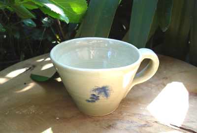 青磁コーヒーカップ